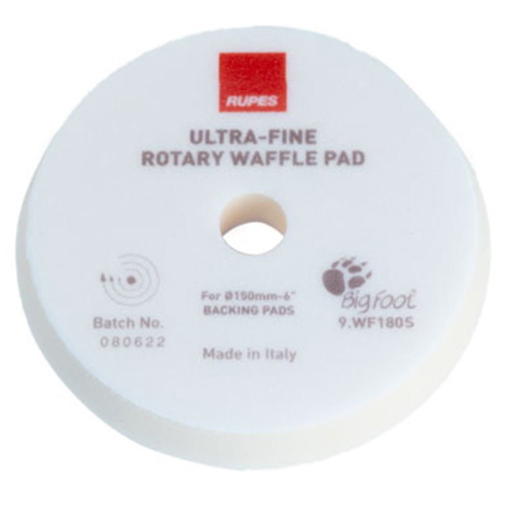 thumbnail image 2 of Rupes Bigfoot Rotary Polishing Pads 3-Pack – Coarse, Fine & Ultra Fine (175/180mm) 2 of 4