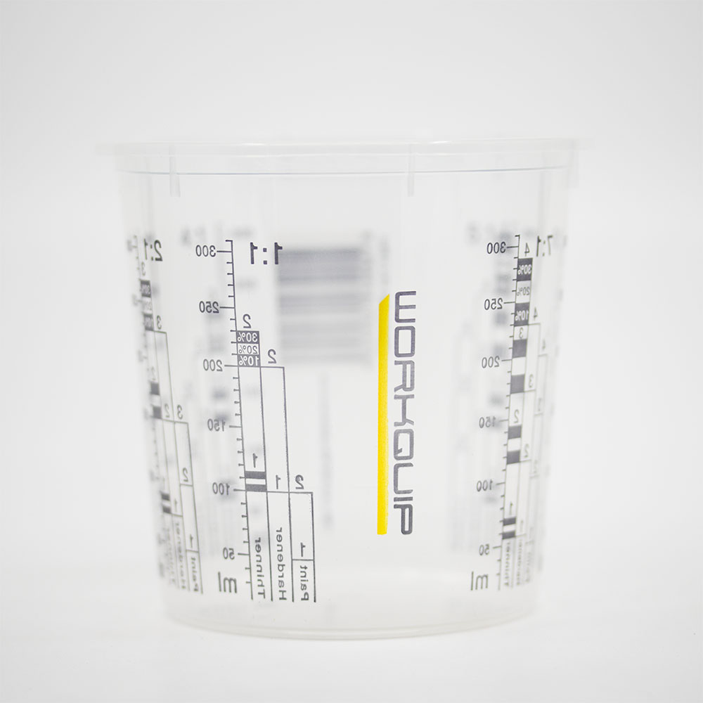 workquip paint mixing cups 385ml