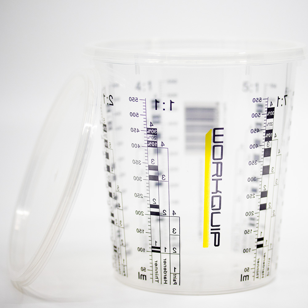 workquip paint mixing cup 680ml