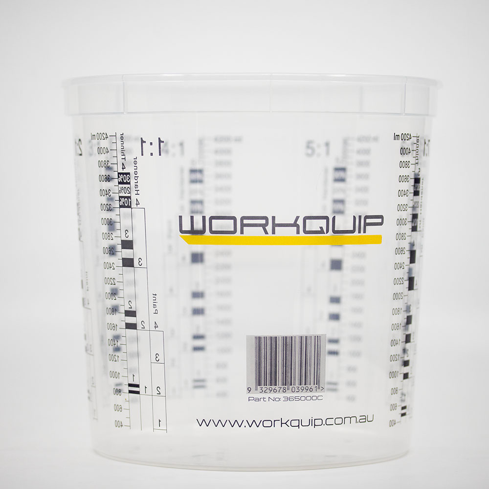 workquip paint mixing cup 5l